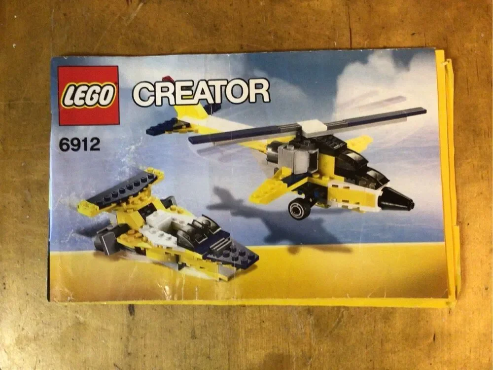 LEGO Creator Super Soarer #6912 Instruction Manual Only 1&2 (6060)